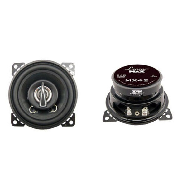 Main product image for Lanzar MX42 4" 120 Watt 2-Way Coaxial Speaker Pair 267-7154